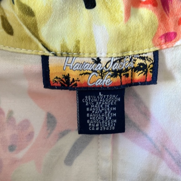 Havana jack’s Cafe Floral Tropical Blazer L - Picture 3 of 7